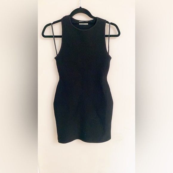 Aritzia Babaton Sculpt Knit Racer Mini Dress - Picture 2 of 6